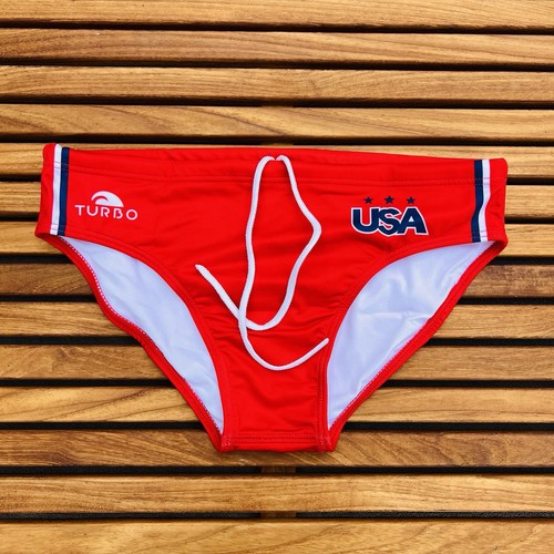 Slip nuoto uomo turbo rosso - nuoto,